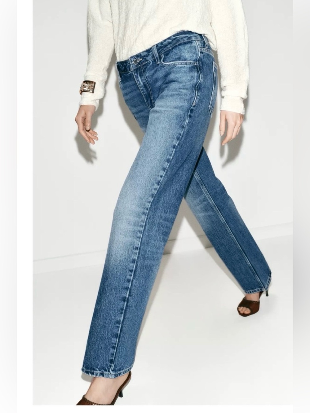 Zara Relaxed Slim Denim NWT